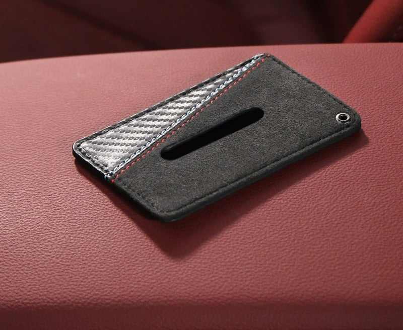 Alcantara & Napa Leather / Carbon Leather BMW Card Holder – Bimmer Euro