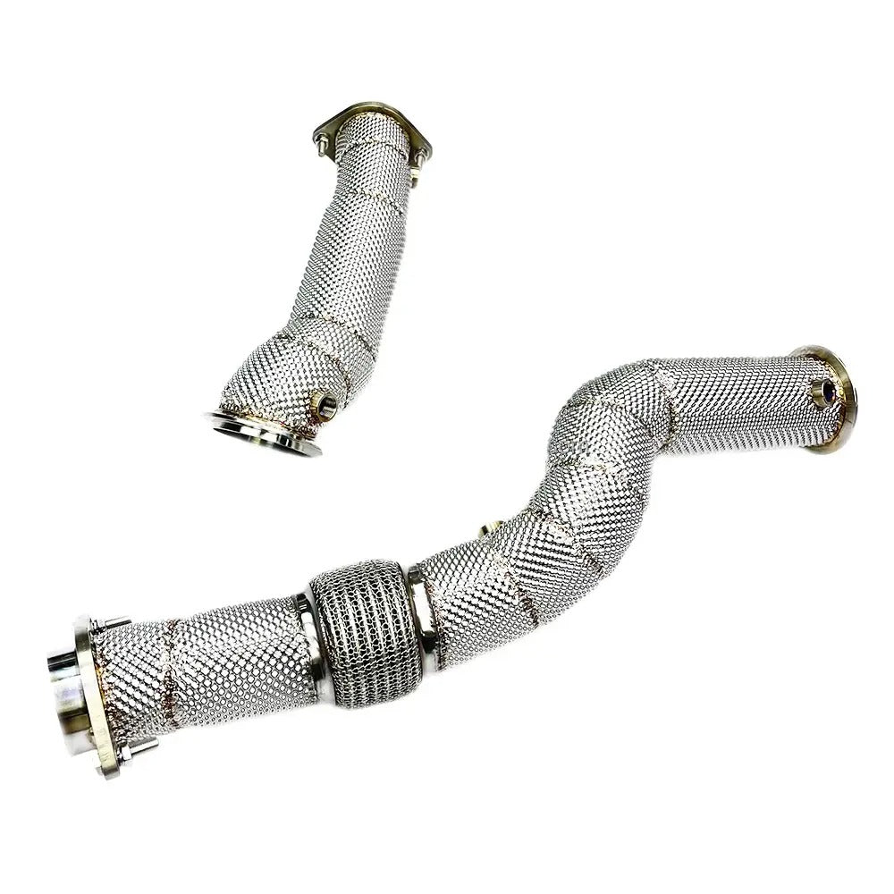 T304 Stainless Steel Free Flow Downpipes (Cat-less) for S58 G47 / G80 / G82 / M2 / M3 / M4