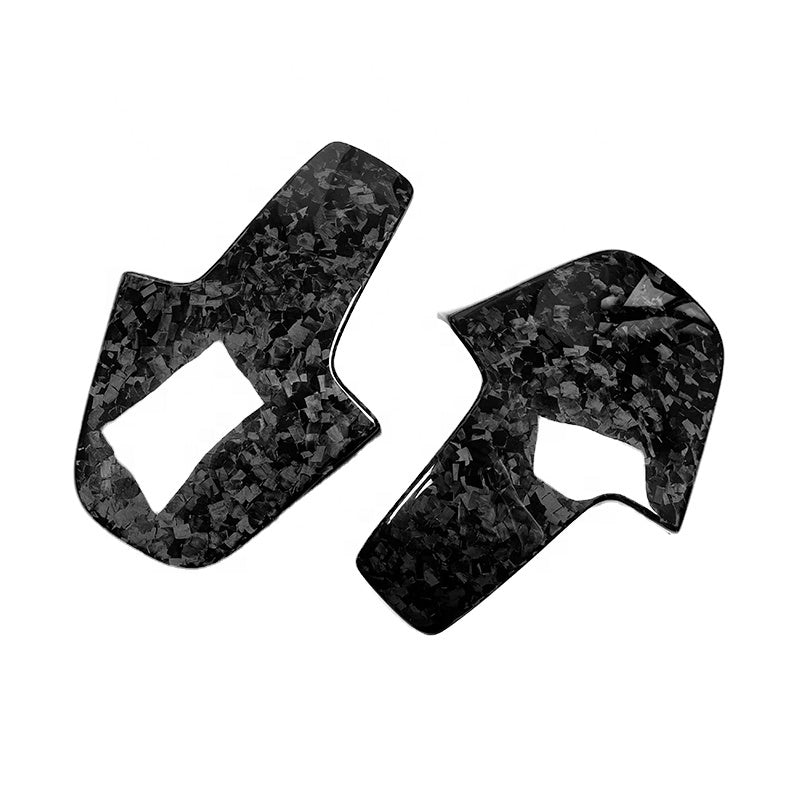 FORGED CARBON FIBER HEADREST BACK COVERS FOR F97 / F98  BMW X3M / X4M