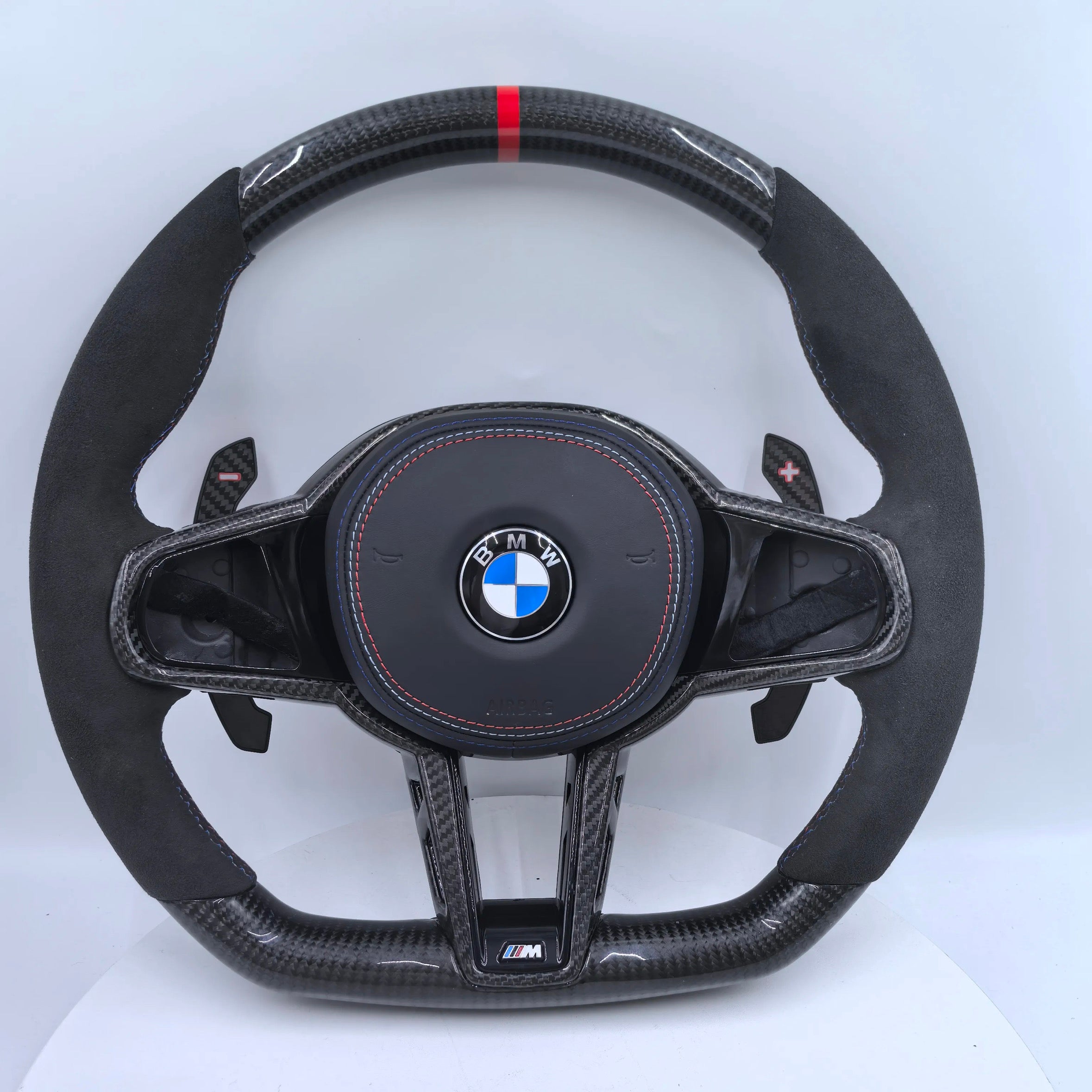 2025 LCI Style Custom Carbon Fiber Steering Wheel for G Chassis (Retrofit All G & F Chassis Models)