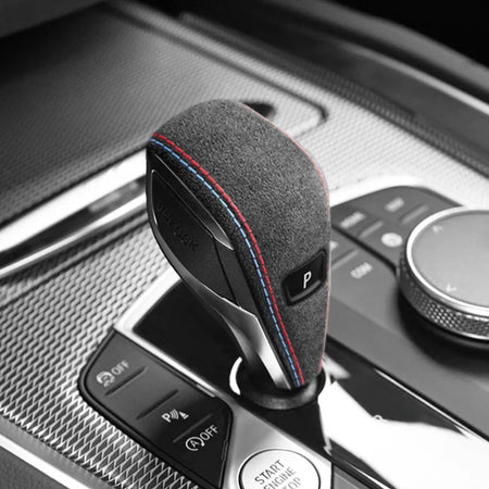 ALCANTARA GEAR SHIFTER COVER TRIM FOR G01 / G05 / G06 / G07 / G20 / G2 – Bimmer Euro