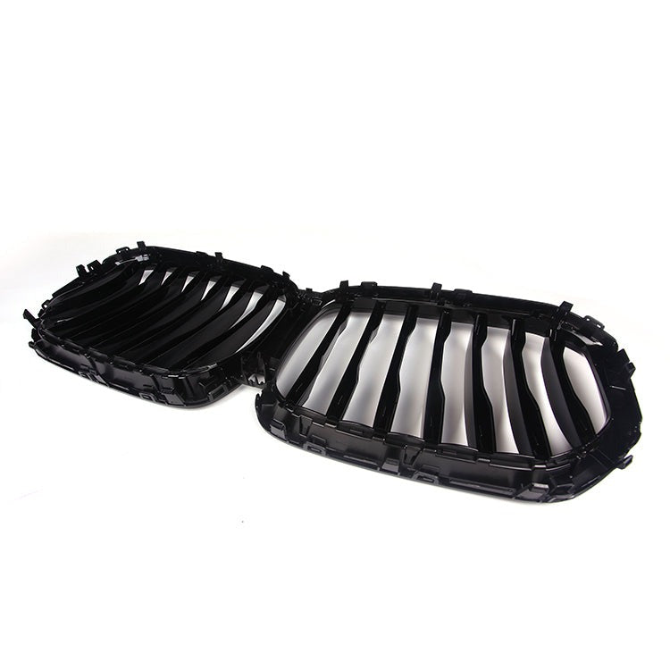 ABS GLOSS BLACK SINGLE SLAT FRONT GRILLE FOR G05 X5 BMW 2019-23