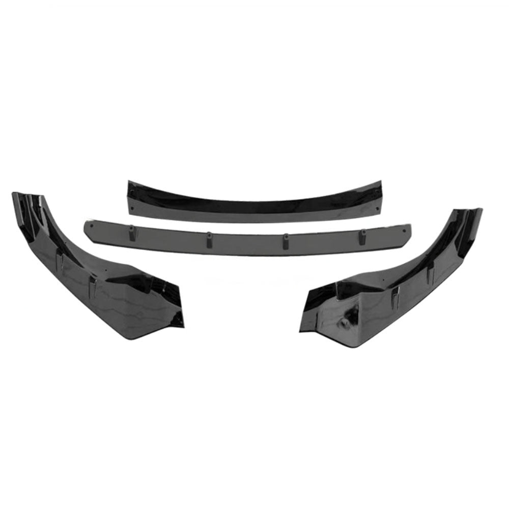 ABS GLOSS BLACK AERO FRONT LIP FOR G01 / G02 BMW X3 / X4 SERIES