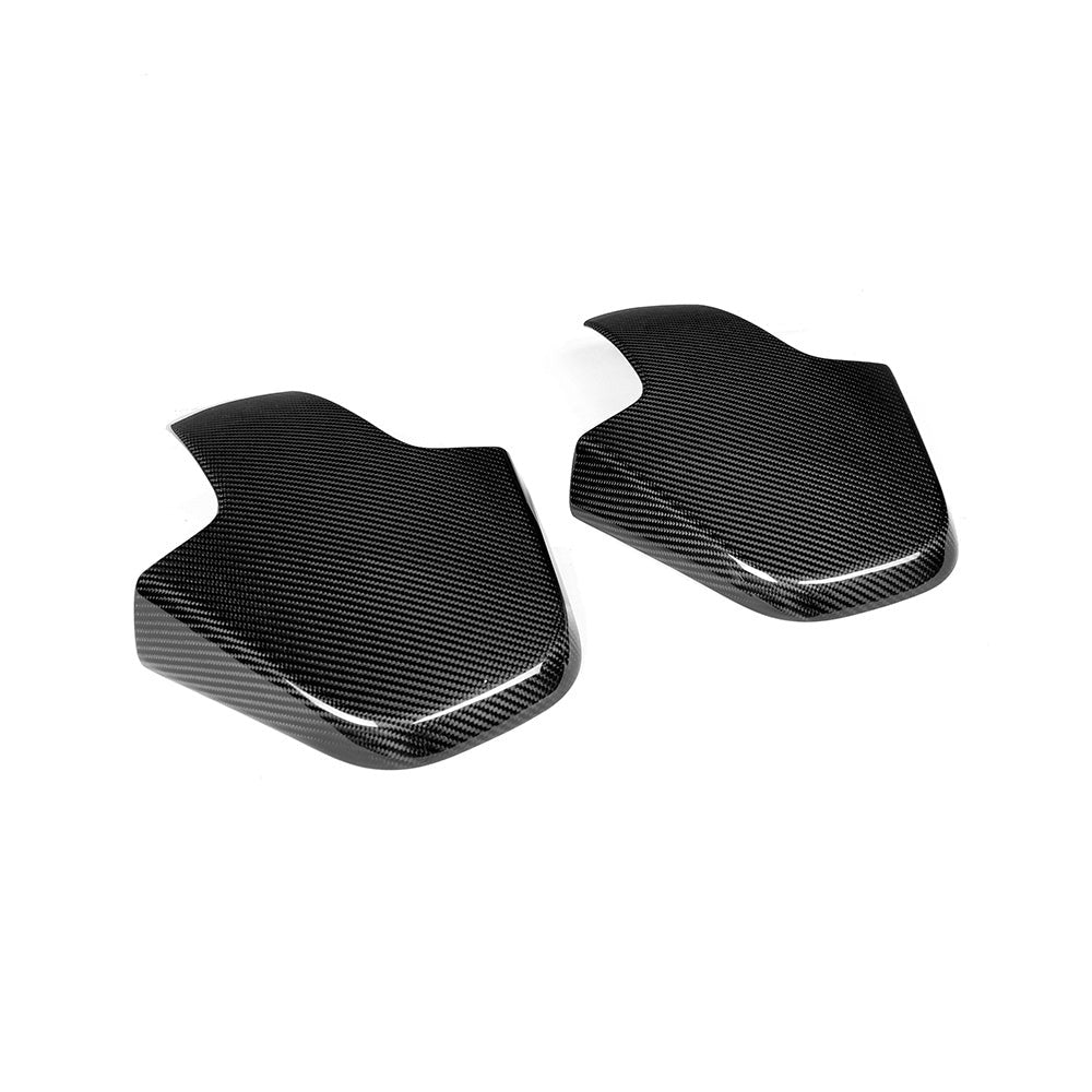 DRY CARBON FIBER SEAT BACK COVERS FOR F91 / F92 / F93 BMW M8