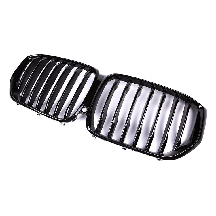 ABS GLOSS BLACK SINGLE SLAT FRONT GRILLE FOR G05 X5 BMW 2019-23