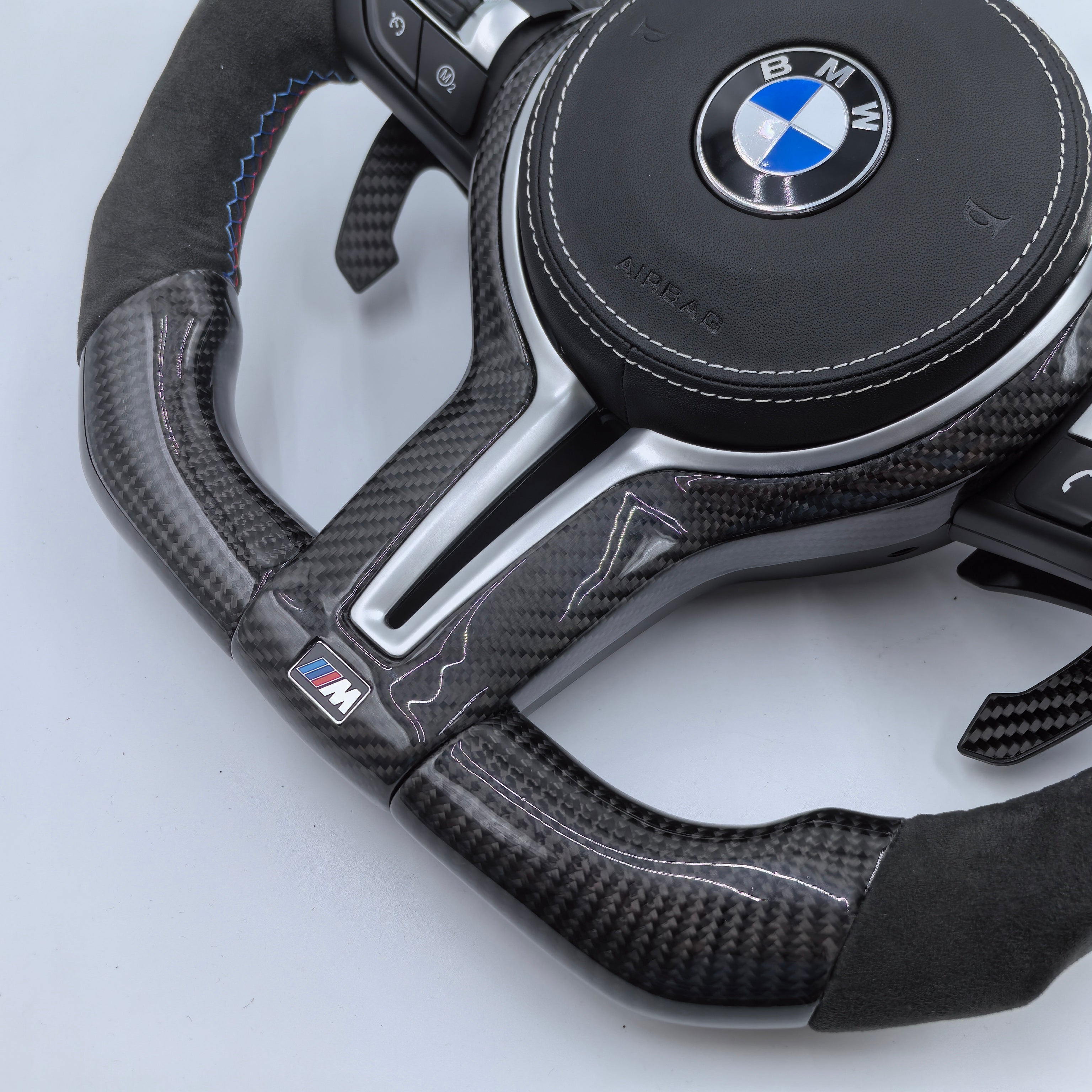 Custom LED Carbon Fiber Steering Wheel for F Chassis