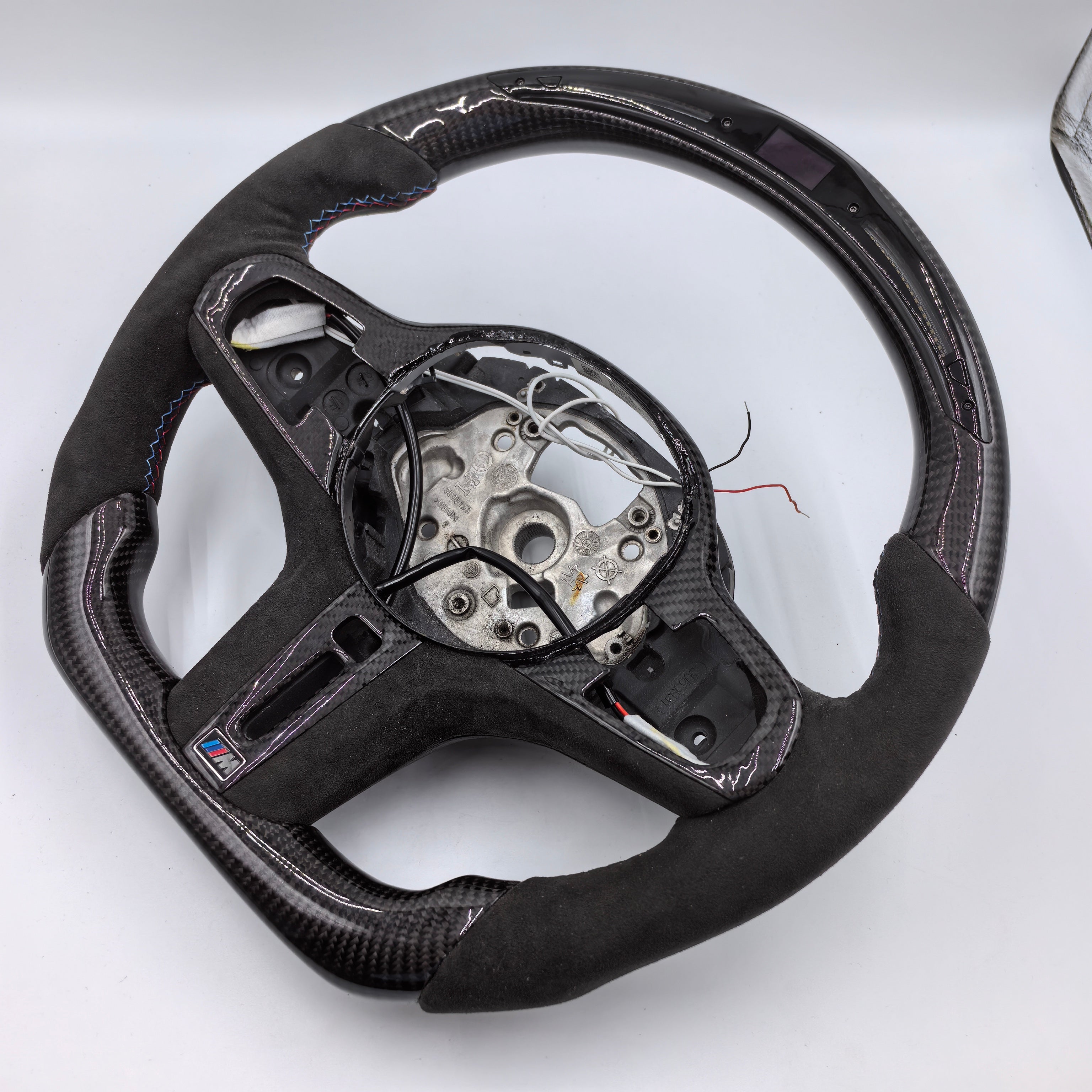 Custom LED Carbon Fiber Steering Wheel for All G Chassis Models - G20 / G22 / G30 / G42 / G80 / G82 / G87 / G Series / BMW 2 Series 3 Series 4 Series 5 Series M3 M4