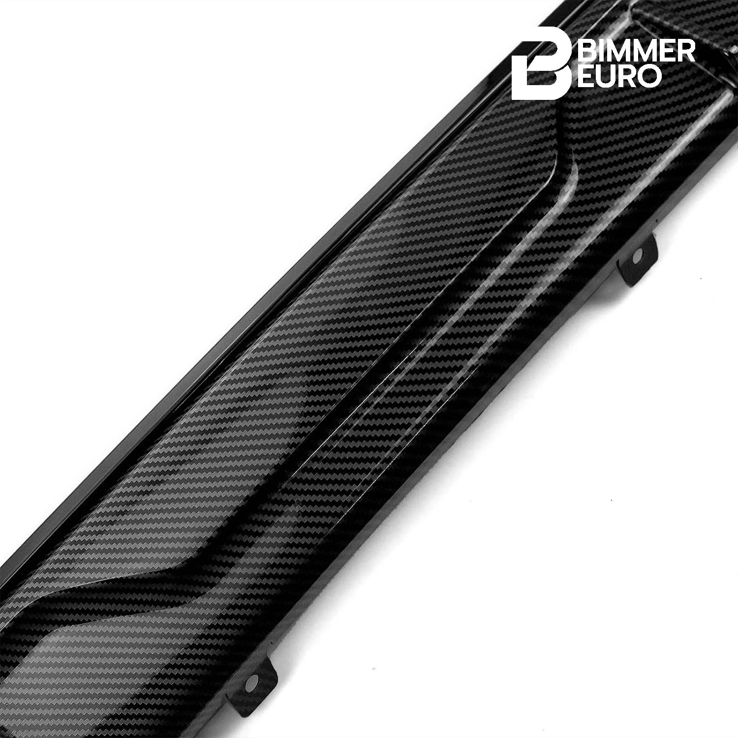 Carbon Fiber Look ABS Plastic M Performance Style Rear Diffuser for G20 330i w/ M Performance Bumper