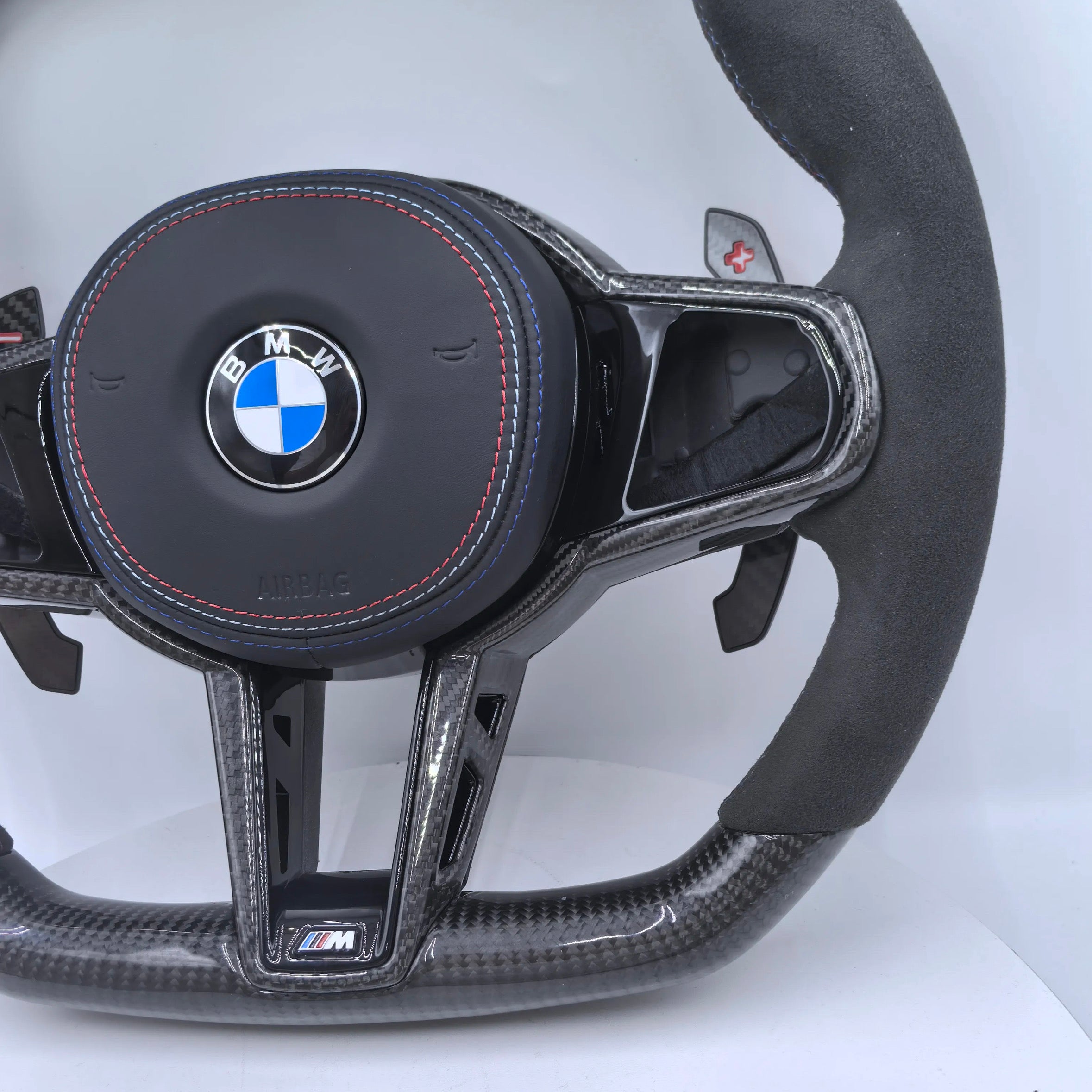 2025 LCI Style Custom Carbon Fiber Steering Wheel for G Chassis (Retrofit All G & F Chassis Models)