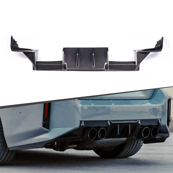 Carbon Fiber Euro Style Diffuser for BMW G87 M2 2023+