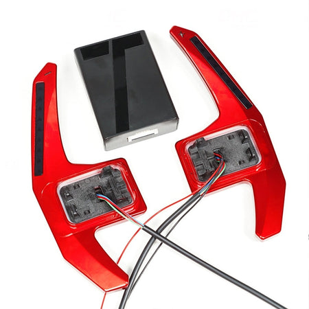 Carbon Fiber Paddle Shifters w/ Shift Lights for A90 / A91 Toyota Supra MK5