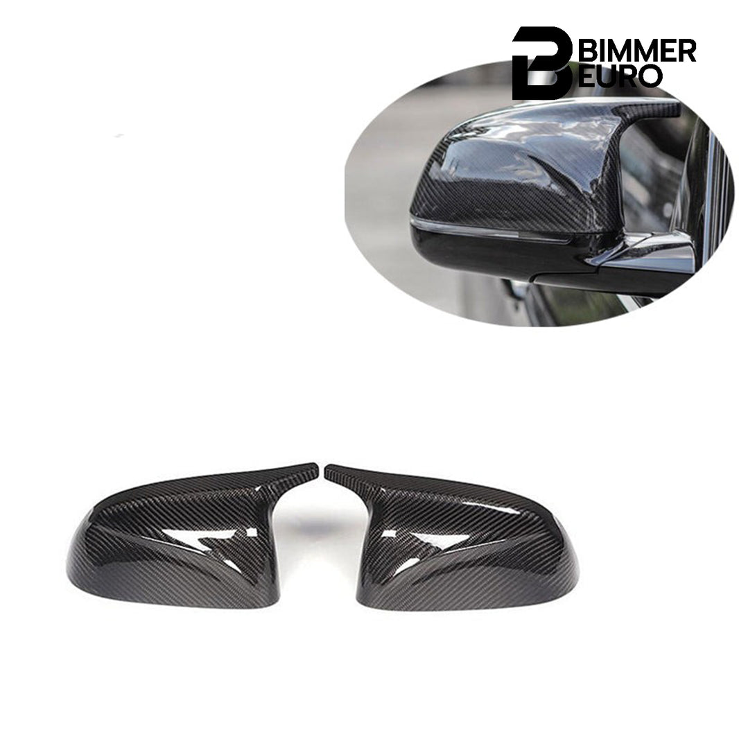 CARBON FIBER M STYLE MIRROR CAPS FOR G01 / G02 / G05 / G06 BMW  X3 / X4 / X5 / X6