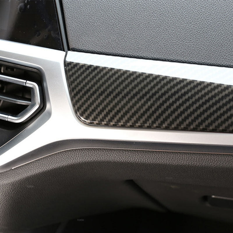 ABS Plastic Carbon Fiber Style Interior Dashboard & Air Vent Interior Trim for G20 BMW M340i 330i 3 Series