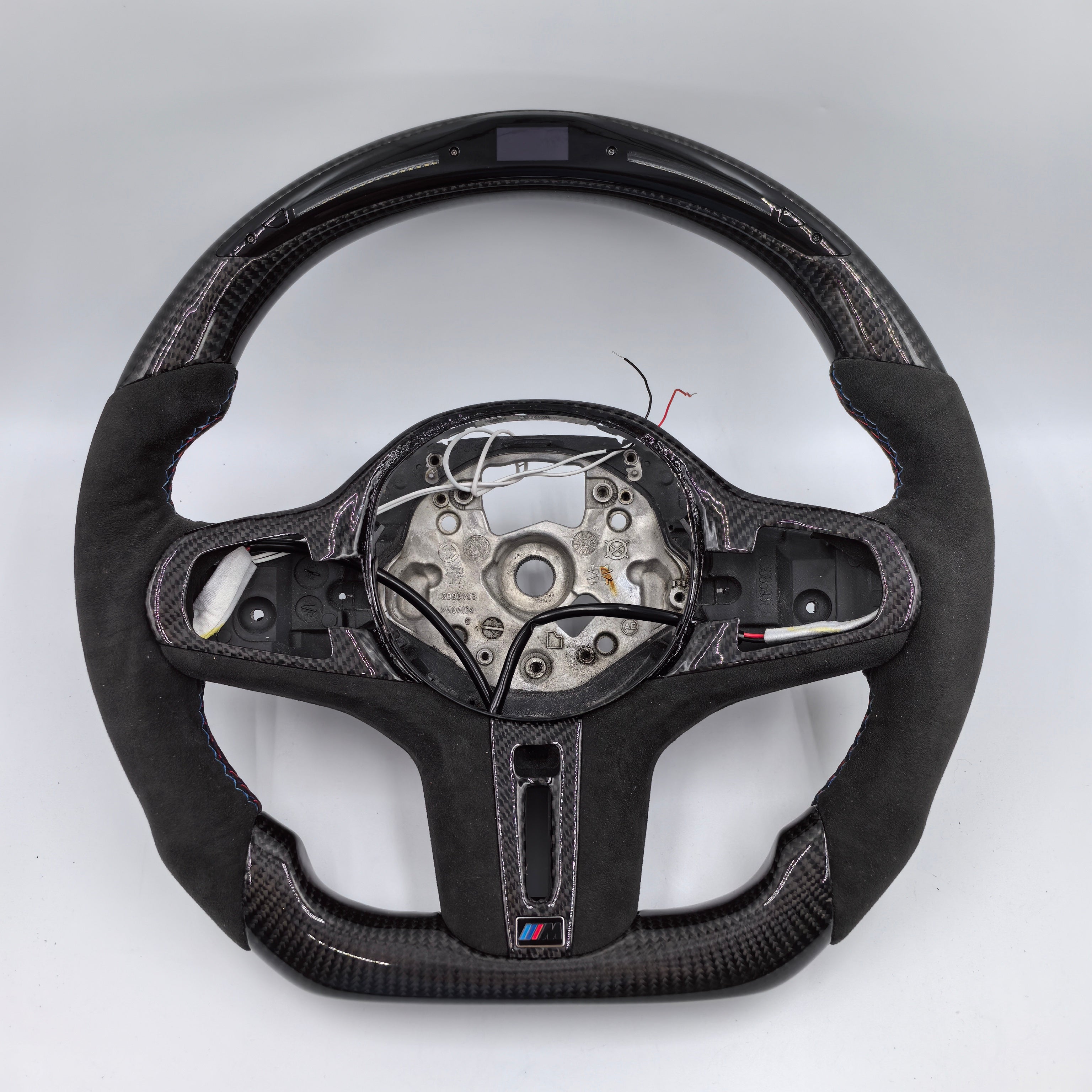 Custom LED Carbon Fiber Steering Wheel for All G Chassis Models - G20 / G22 / G30 / G42 / G80 / G82 / G87 / G Series / BMW 2 Series 3 Series 4 Series 5 Series M3 M4