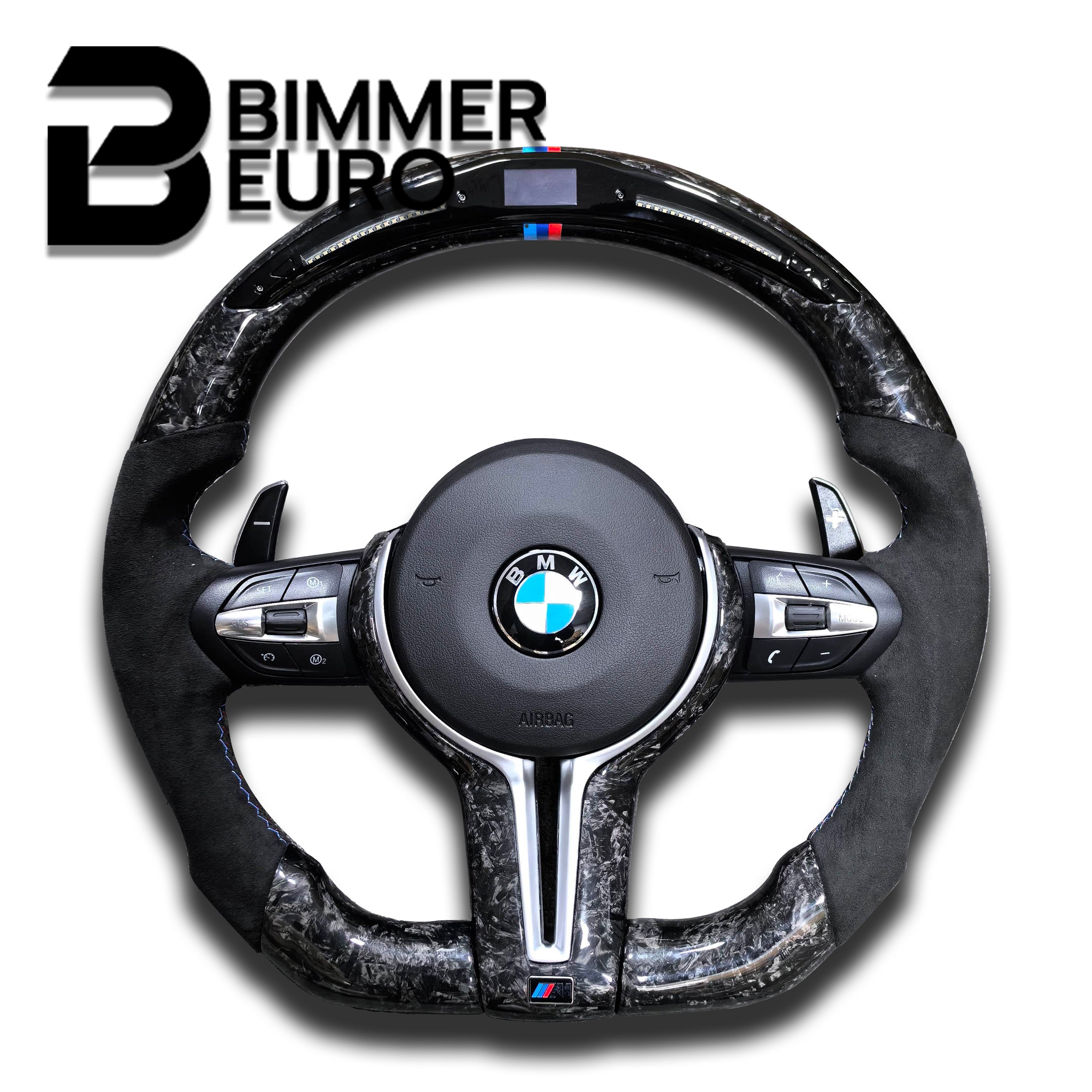 Custom LED Carbon Fiber Steering Wheel for F Chassis