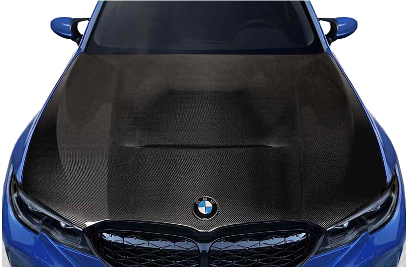 GTS Style Carbon Fiber Hood for G20 BMW 3 Series 330i M340i