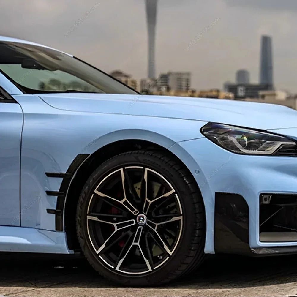 4PC Front/Rear Bumper MP Style Fender Trim Canards for BMW G87 M2 2023+