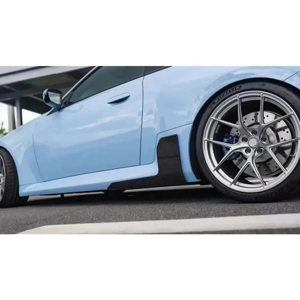 MP Style Dry Carbon FIber Winglet Side Skirts for G87 BMW M2 2023+