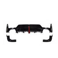 ABS M Style 3 Piece Diffuser with LED for G20 LCI M Sport 2023 - Current