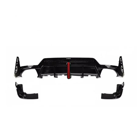 ABS M Style 3 Piece Diffuser with LED for G20 LCI M Sport 2023 - Current