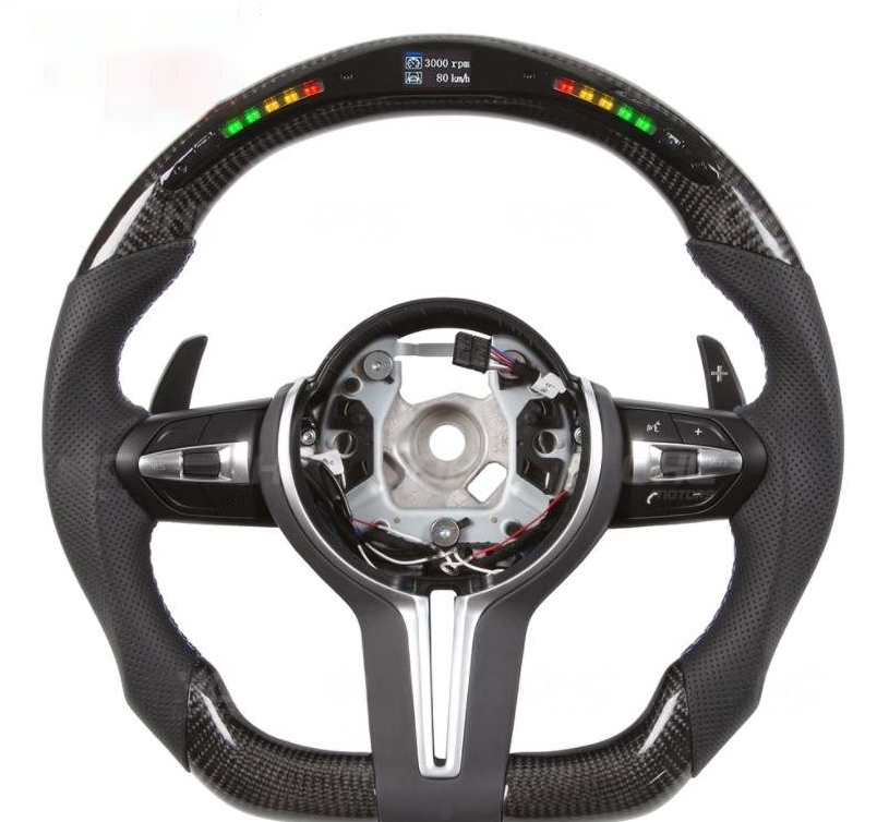 LED Carbon Fiber Steering Wheel for F Chassis