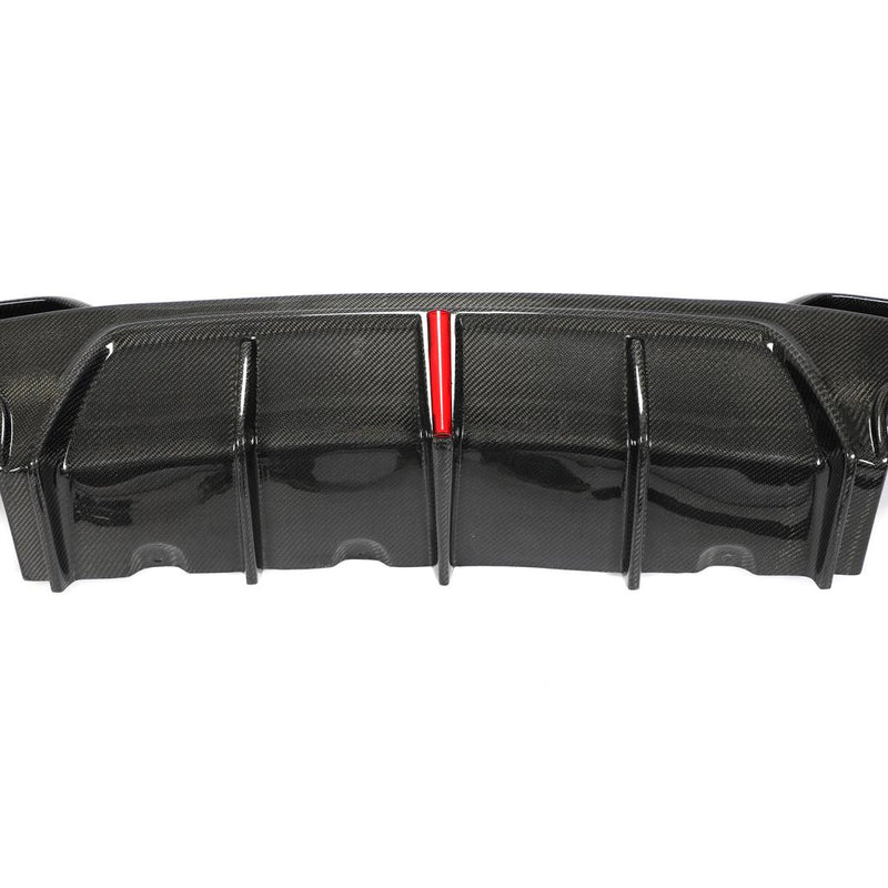 Carbon Fiber Rear Diffuser for G22 4 Series w/ LED Brake Light