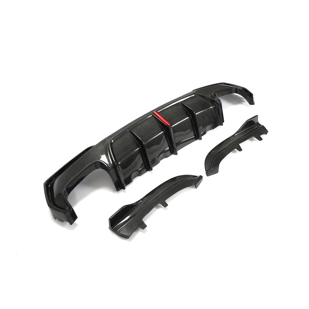 Carbon Fiber Rear Diffuser for G22 4 Series w/ LED Brake Light