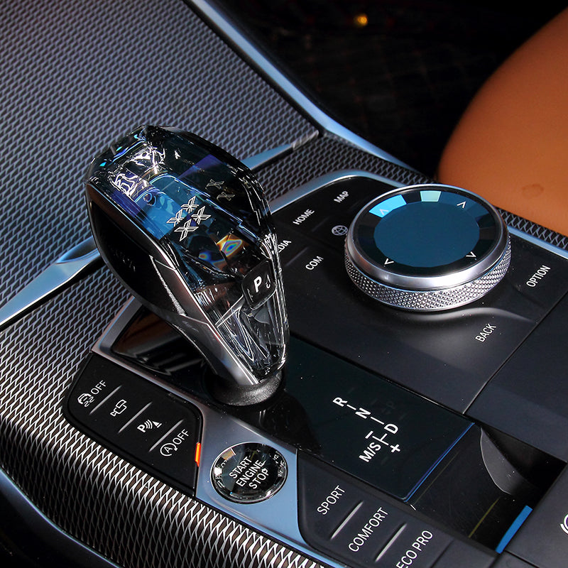 crystal gear knob bmw 3-Piece Crystal Gear Shift Knob / iDrive Controller / Start Button Int – Bimmer Euro