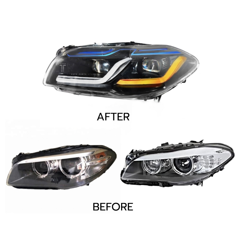 G30 Style Laser Style w/ Sequential Turn Signal LED Lights for F10 5 Series M5 BMW