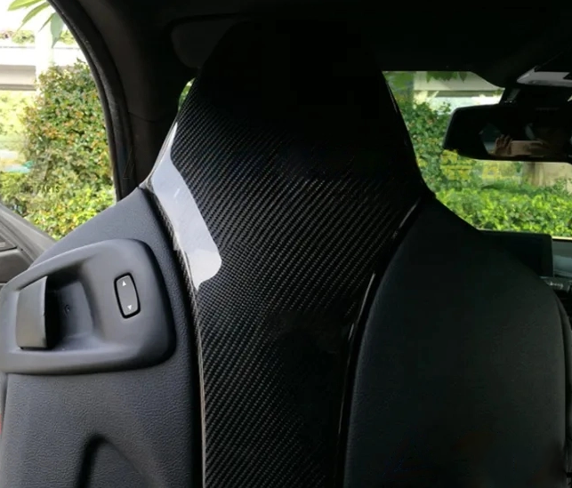 Carbon Fiber Seat Back Cover Trim for F80 / F82 M3 M4 BMW
