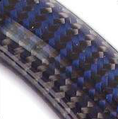 Carbon Fiber Style: Black & Blue Carbon C-9 (FOR CUSTOM STEERING WHEEL) (*DO NOT REMOVE)