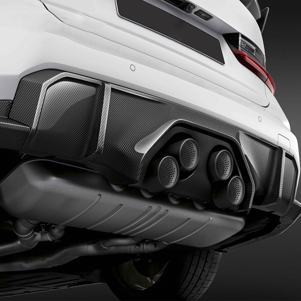 M Performance Style Rear Diffuser for G80 / G82 / G83 BMW M3 M4 ...